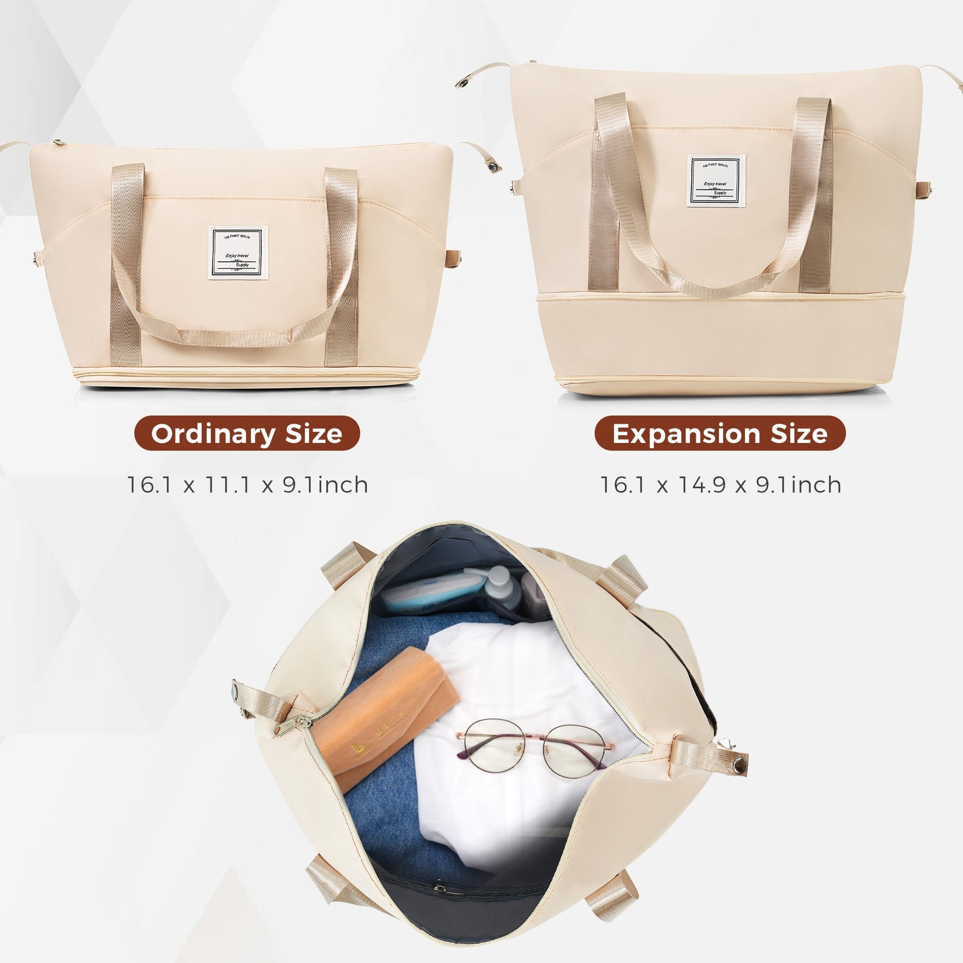 4-Piece ABS Suitcase Set