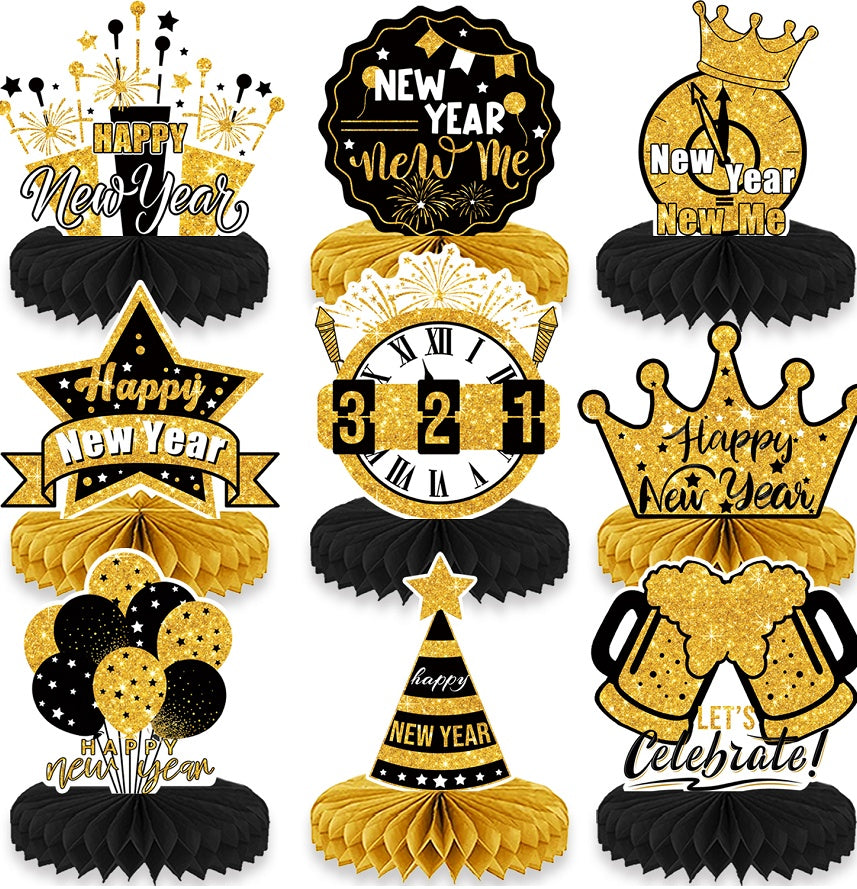 New Year Honeycomb Decoration