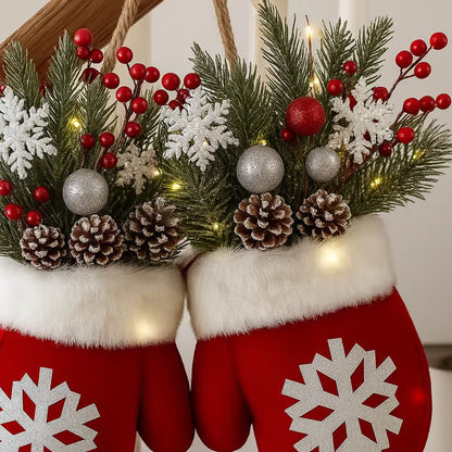 Christmas Glove-Shaped Garland