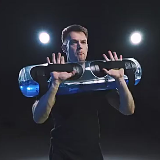 Transparent Cylindrical Water Dumbbell